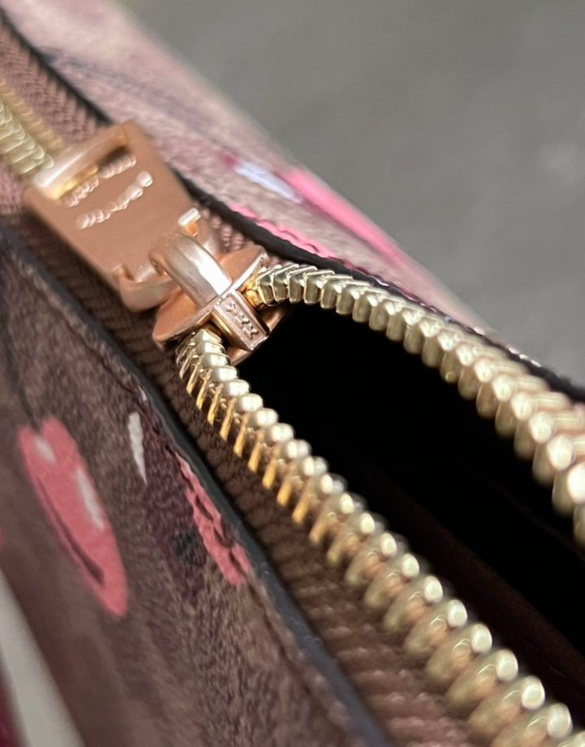 Teri Cherry Edition — Playful Mini Shoulder Bag with Signature Print Red Leather Accents